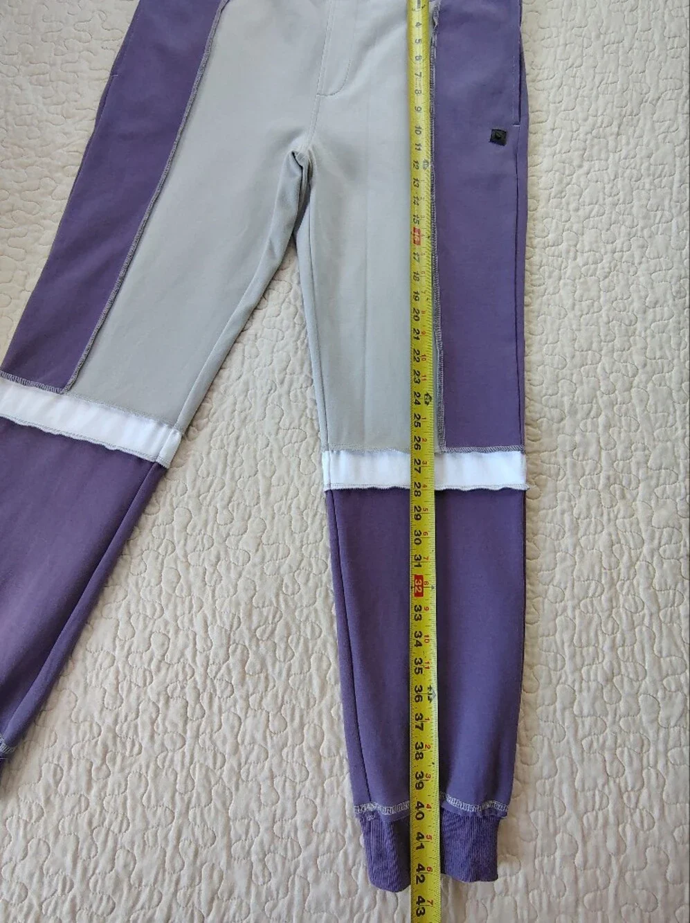Madison Supply  Colorblock Matching Set- Purple & Gray.  Hoodie 2XL And Pants XL